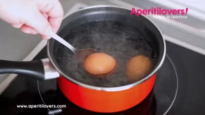 Cocer huevos para pintxo vasco